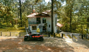 Cabaña azul